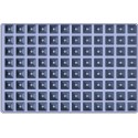 PLAQUE SILICONE 600X400 - 96 mini pyramides 35x35xht22 - 13ml