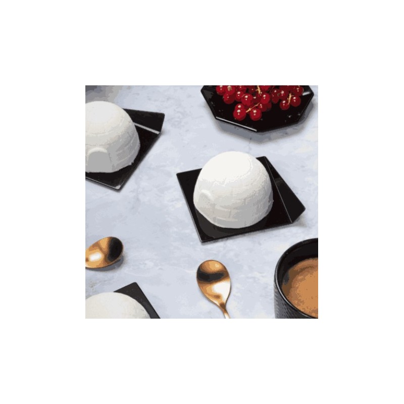 PLAQUE SILICONE 600X400 - 24 igloos Ø 70xht45 - 130ml