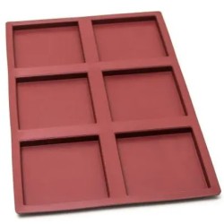 PLAQUE SILICONE INSERTS CARRES