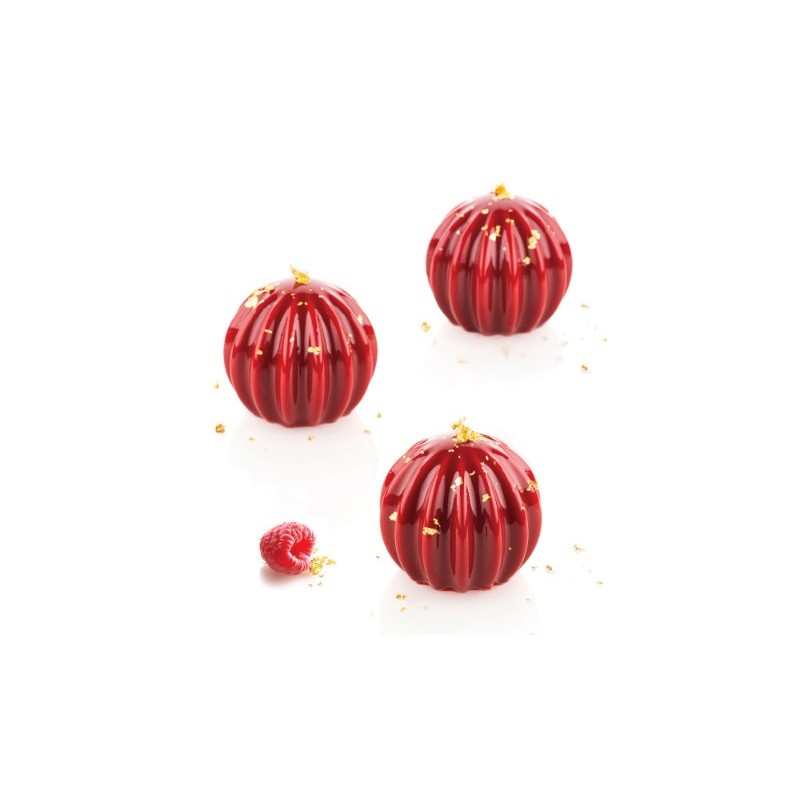 PLAQUE SILICONE 300X175 - 6 sphères supernova - Ø 64xht56 mm - 105ml