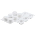 PLAQUE SILICONE 300X175 - 6 ronds décors mistery Ø 65xht35 mm - 95ml