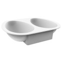 MOULE SILICONE - 2 demi œufs 145x102xht46 mm - 385ml