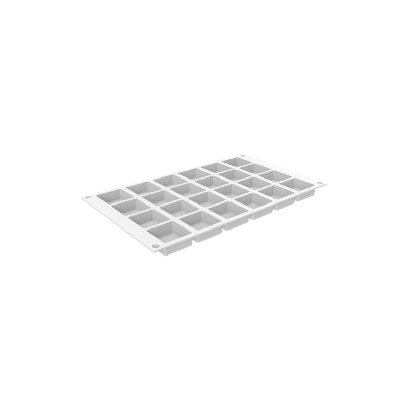PLAQUE SILICONE 300X175 - 24 carrés 36.7x36.7xht15.7 mm - 20ml