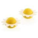 PLAQUE SILICONE 300X175 - 8 fleurs daisy Ø 58xht41 mm - 62ml