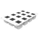 PLAQUE SILICONE 300X175 - 12 cubes 45x45xht45 mm - 85ml