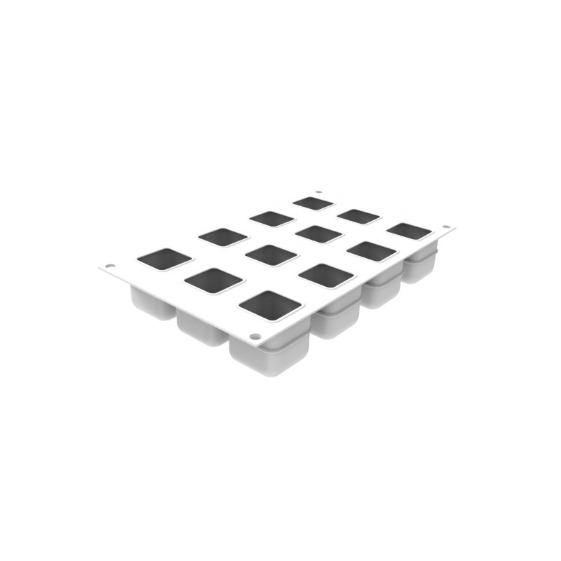 PLAQUE SILICONE 300X175 - 12 cubes 45x45xht45 mm - 85ml
