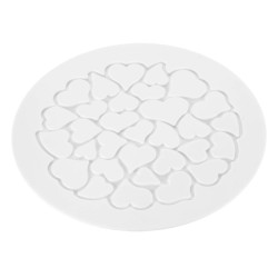 TAPIS DECOR - Cœurs love Ø 180 x ht 1.5 mm