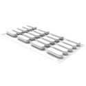 PLAQUE SILICONE 300X175 - 20 éclairs 55x17xht17 mm - 14ml