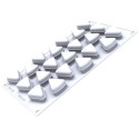 PLAQUE SILICONE 300X175 - 21 triangles 38x31xht20 mm - 14ml