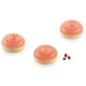PLAQUE SILICONE 300X175 - 18 donuts Ø 34xht16.5 mm - 12ml