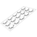 PLAQUE SILICONE 300X175 - 15 corolles Ø 45xht6 mm - 3.8ml