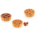 PLAQUE SILICONE 300X175 - 15 crostata Ø 44xht17 mm - 20ml
