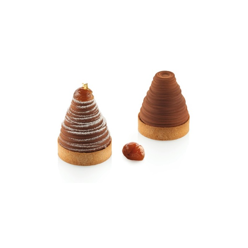 PLAQUE SILICONE 300X175 - Kit tarte albia Ø 65xht61 mm - 106ml