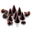 PLAQUE SILICONE CHOCOLAT - 15 cônes Ø 26xht28 mm - 7.5ml