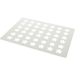 PLAQUE CHABLON SILICONE - 40 étoiles Ø 30xép20 mm - 0.73ml (lot de 2)
