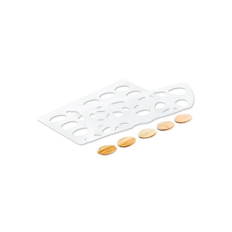 PLAQUE CHABLON SILICONE - 45 ovales 34x24xép2 mm (lot de 2)