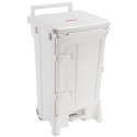 POUBELLE PLASTIQUE PEDALE + PORTE
