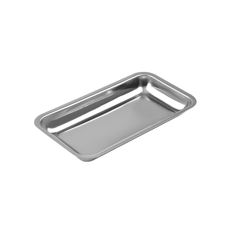 PLAT INOX CHARCUTIER - 280X150X30 - ép0.6 - inox 18%