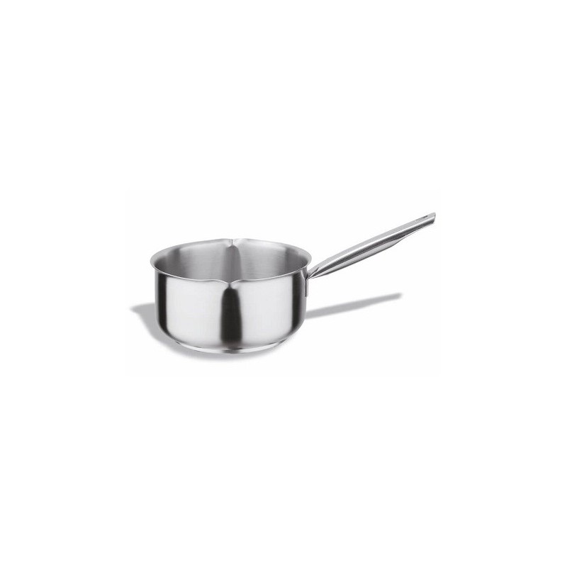 CASSEROLE INOX AVEC BEC VERSEUR