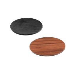 PRESENTOIR ROND MELAMINE DOUBLE FACE