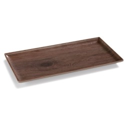 PLATEAU DE PRESENTATION MELAMINE ASPECT BOIS