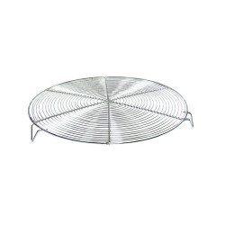 GRILLE RONDE INOX SUR PIEDS