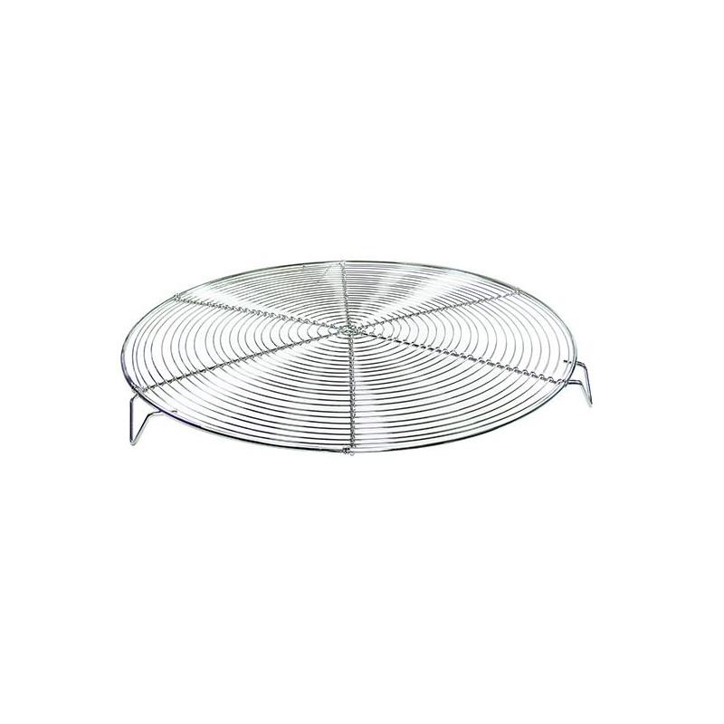 GRILLE RONDE INOX SUR PIEDS