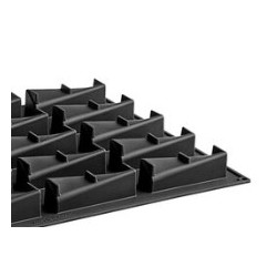 PLAQUE SILICONE 600X400 - 20 bandes vrillées 120x32xht38 mm - 115ml