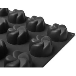 PLAQUE SILICONE 600X400 - 24 vrilles Ø 75xht38 mm - 130ml