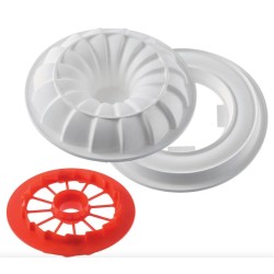 KIT MOULE SILICONE - 1 red tail Ø 240xht65 mm - 2000ml