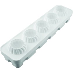 KIT MOULE SILICONE - 5 sphères torsadées diam 67xht73 mm - 125ml