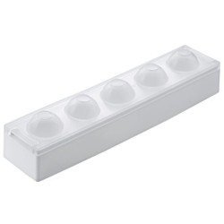 MOULE 3D SILICONE - 5 oeufs Ø 50xht73 mm - 100ml