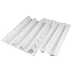 PLAQUE SILICONE 388X288 - 4 moules trilogy 375x46xht51 mm - 2000ml