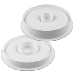 KIT MOULE SILICONE - 1 savarin trinity Ø 200xht57 mm - 1400ml