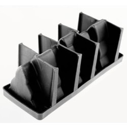 MOULE SILICONE BUCHE - Décor forêt 250x97xht95 mm - 1065ml