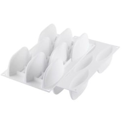 PLAQUE SILICONE 300X175 - 8 voiles vela 115x35xht57 mm - 100ml