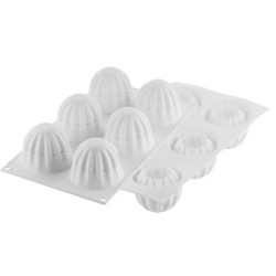 PLAQUE SILICONE 300X175 - 6 sphères supernova - Ø 64xht56 mm - 105ml