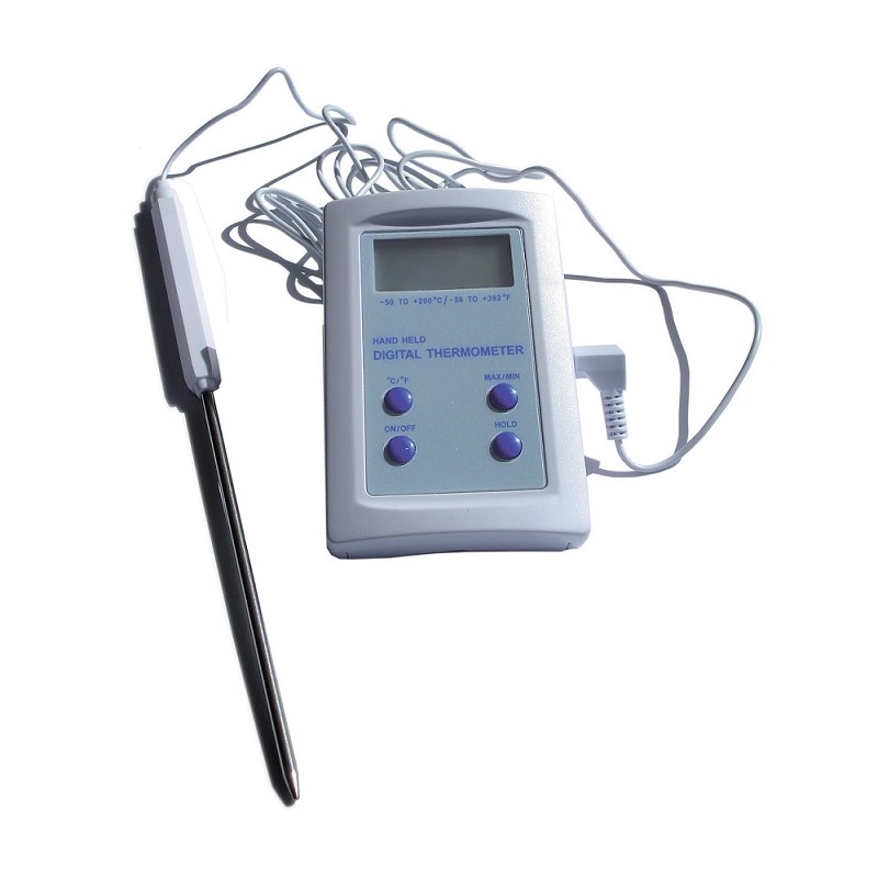 THERMOMETRE électronique (-40°/+300°C) sonde déportée + câble