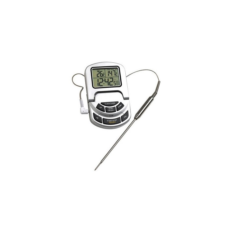 THERMOMETRE SONDE AVEC ALARME (0°/+300°C)