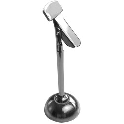 PIED CHROME + PINCE POUR ETIQUETTE SANS PIQUE
