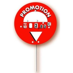 ROND POINT "promotion rouge" Ø 120 mm (lot de 10)