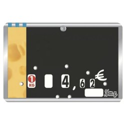 ETIQUETTE CREMERIE METALLIC