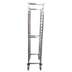 ECHELLE INOX GN 1/1 ROUES COMPOSITE