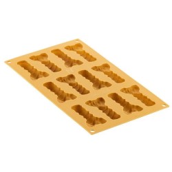 PLAQUE SILICONE 300X175 - 12 langoustines 81x42xht14.5 mm - 20ml