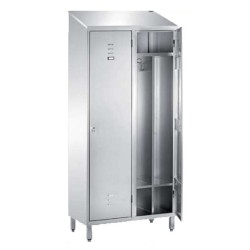 ARMOIRE VESTIAIRE INOX