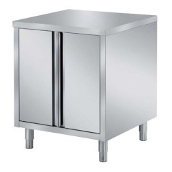 MEUBLE INOX PORTES BATTANTES