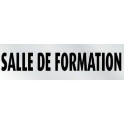 PLAQUE PVC ALU ADHÉSIVE 170x50 MM "Formation"