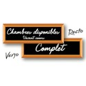 PANCARTE FAUX CADRE BOIS 300x100 MM "Complet/chambre disponible"