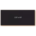 TABLEAU NOIR PVC expansé 1200x600 mm recto/verso