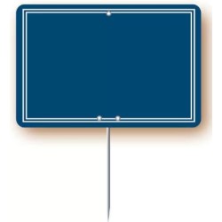 ARDOISINE bleue 200x150 mm, sans roulettes, pique inox (lot de 10)